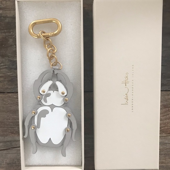India Hicks Beetle key chain New In Box - Picture 2 of 6